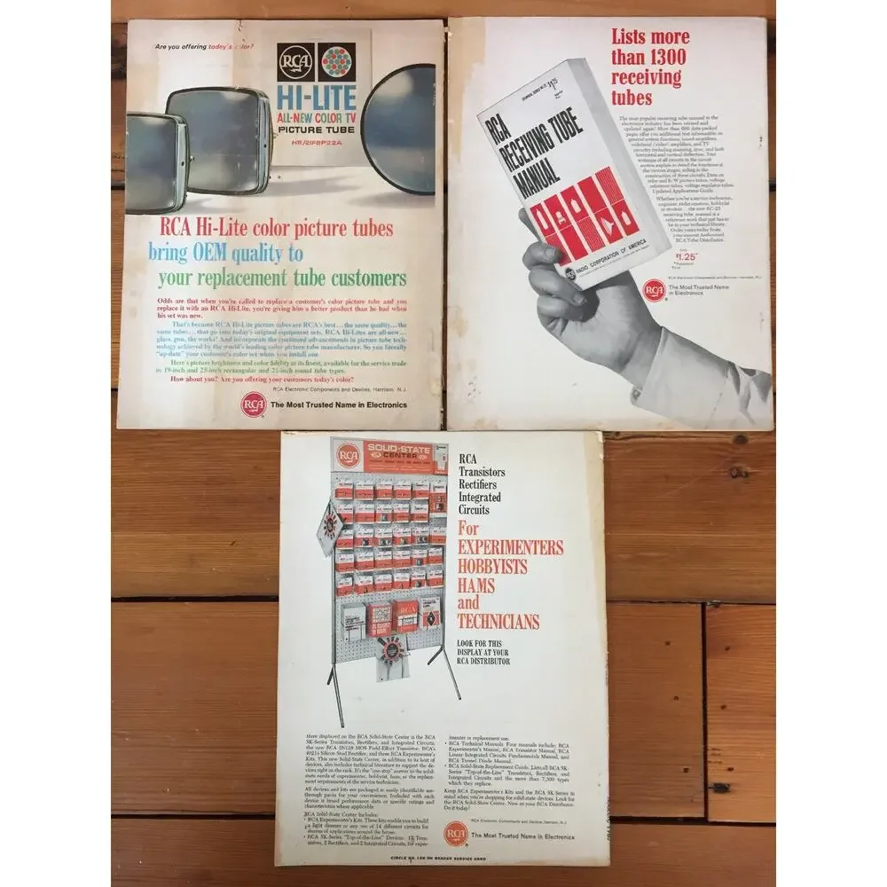 Vintage Lot 10 1967 Electronics World Magazine Computer Sci-Fi Radio Atomic Era